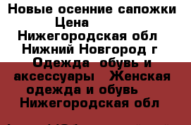  Новые осенние сапожки › Цена ­ 1 000 - Нижегородская обл., Нижний Новгород г. Одежда, обувь и аксессуары » Женская одежда и обувь   . Нижегородская обл.